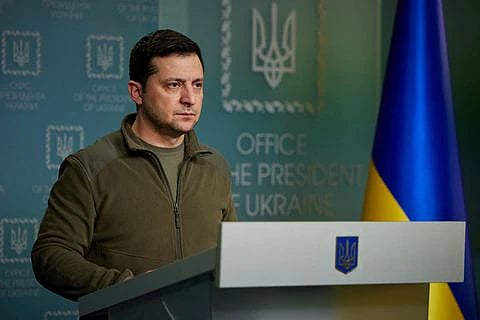 Ukrainian President Volodymyr Zelensky