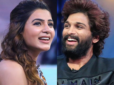 Samantha and Allu Arjun