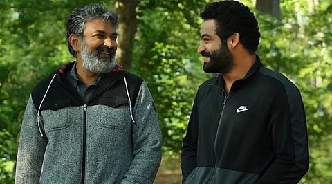 S.S. Rajamouli and Jr NTR (Source: IANS)
