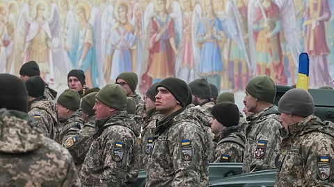 Ukraine troops