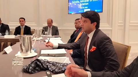 Jyotiraditya Scindia in the US-India Business Council.