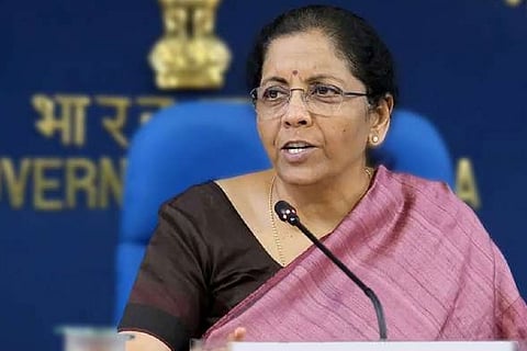 Finance Minister Nirmala Sitharaman