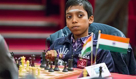 Young Indian Grandmaster R Pragganandhaa