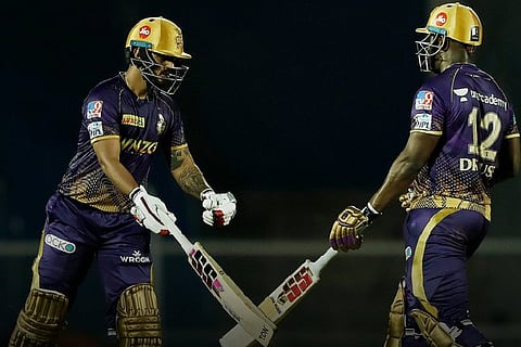 Nitish Rana and Russell