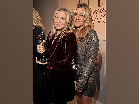 Barbra Streisand and Jennifer Aniston