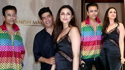 Karan Johar, Parineeti & Manish Malhotra