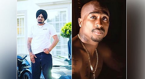 Sidhu Moose Wala and Tupac Shakur