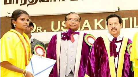 Higher Education Minister K Ponmudy at 37th convocation of Bharathiar University