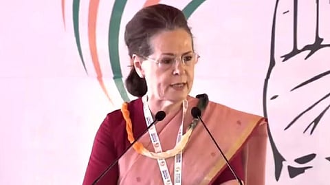 Congress President Sonia Gandhi
