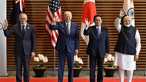 Leaders at QUAD summit in Tokyo, Japan