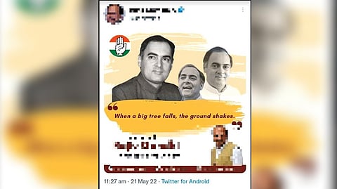 DeTect: The truth behind Cong leader’s tweet on Rajiv Gandhi