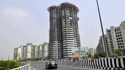 Supertech?s twin 40-storey towers