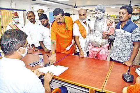 G Magesh on Monday in a petition to Vellore Collector Kumaravel Pandian sought action against a youtuber