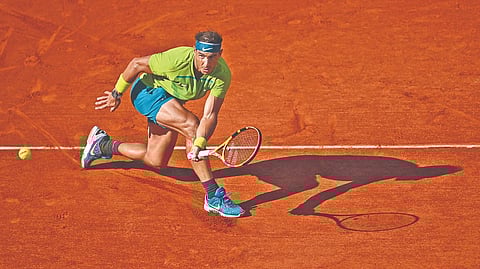 Rafael Nadal broke Botic van de Zandschulp?s serve twice in each of the three sets