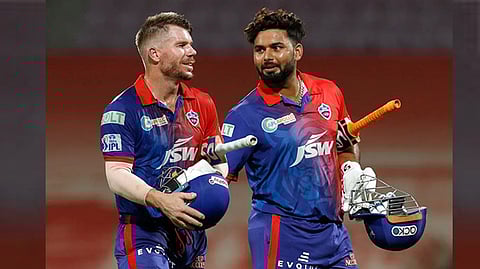 David Warner and Rishabh Pant