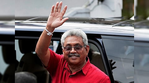 Sri Lanka's president Gotabaya Rajapaksa
