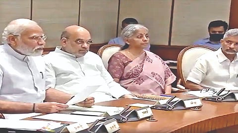 Cabinet meeting chaired by PM Narendra Modi