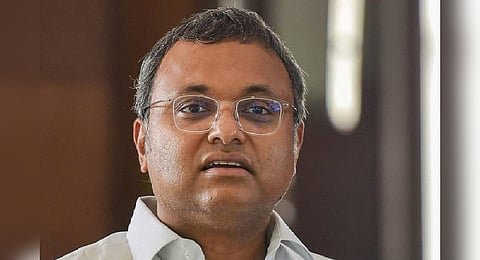 Congress MP Karti Chidambaram