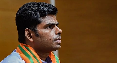 BJP state president K Annamalai