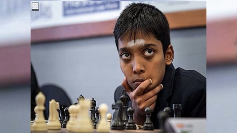 India's Grandmaster Praggnanandhaa Rameshbabu