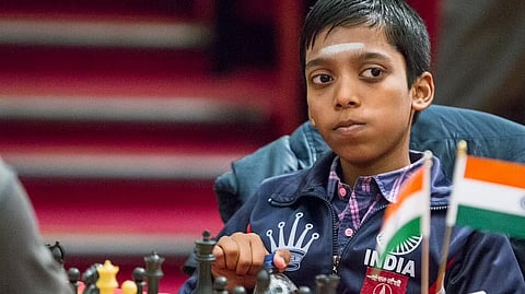 Indian Grandmaster R Praggnanandhaa