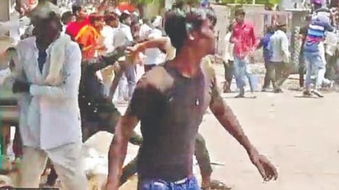 Screengrab from the viral video