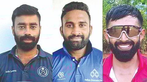 Aushik Srinivas, AG Pradeep and Ankeet Bawane