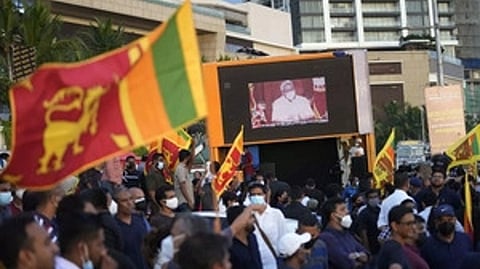 Siyambalapitiya, a member of the former President Maithripala Sirisena's Sri Lanka Freedom Party (SLFP), had resigned as his party decided to stay independent of the government.