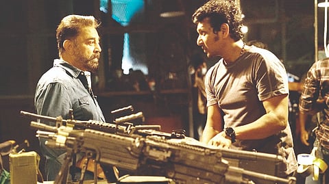 Lokesh Kanagaraj involved in a discussion with Kamal