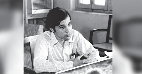 A still from the
movie Pratidwandi