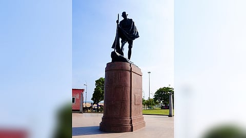 Gandhi Statue in Marina Beach