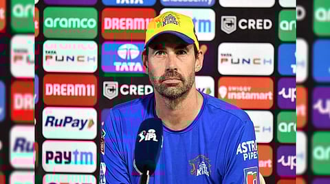 Chennai Super Kings head coach Stephen Fleming