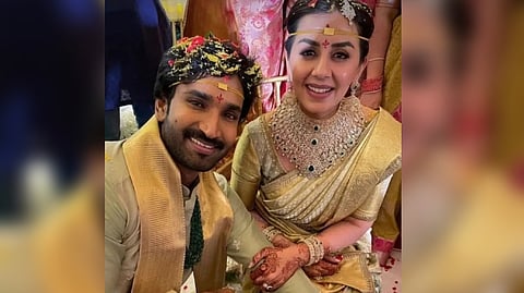 Actors Aadhi Pinisetty and Nikki Galrani