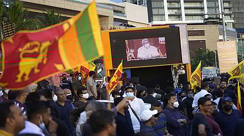 Massive protests in Sri Lanka