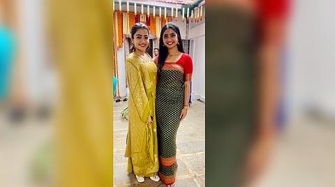 Rashmika Mandanna dons silk saree in Coorgi style