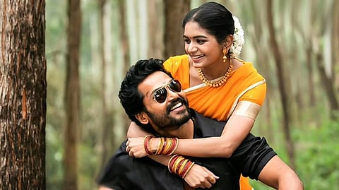 Actor Karthi and actress Aditi Shankar