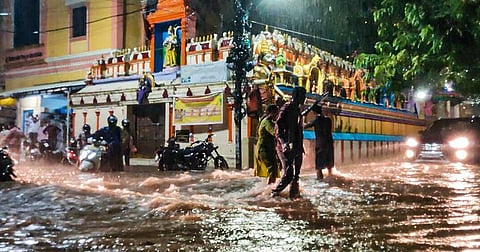 Trees were reported to be uprooted in some places.