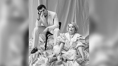 Luke Newton and Nicola Coughlan