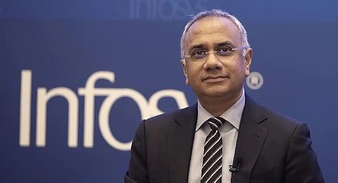 Salil Parekh, chief executive officer of Infosys Ltd