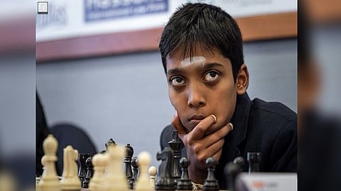 Indian Grandmaster R Praggnanandhaa