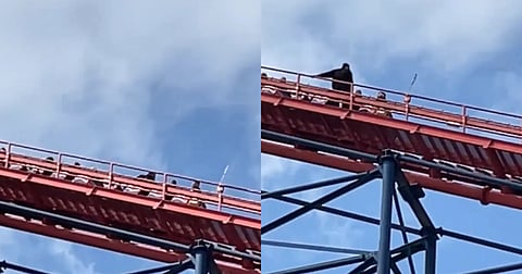 Screengrab of the accident