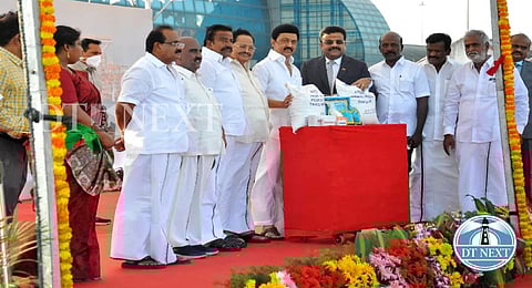 Chief Minister MK Stalin flagged off the relief materials