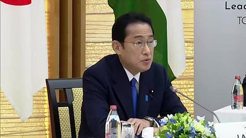 Japanese Prime Minister Fumio Kishida