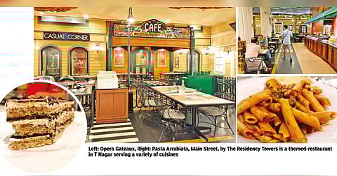 Their signature dessert, Opera Gateaux had an interesting mix of flavours offering a melange of the taste of nuts like walnut and almonds with chocolate chips, and cream.