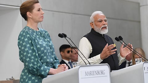 Modi with Frederiksen