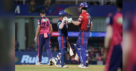 Brilliant 100-run partnership between Mitchell Marsh and David Warner lead DC to win