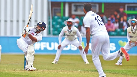 Rishabh Pant stole the show with an entertaining 76