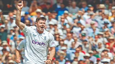 England pacer Matthew Potts