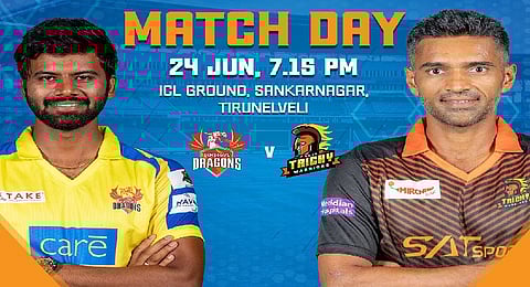 Dindigul Dragons vs Ruby Trichy Warriors