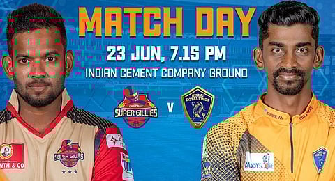 TNPL 2022: Chepauk Super Gillies win toss, opt to bowl vs NK